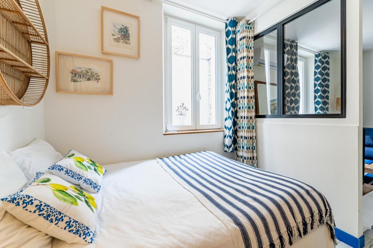 Studio Bleu 29M2, 120M Vieux-Port , Clim ,Wifi, Acces Autonome Avec Code Marsiglia Esterno foto